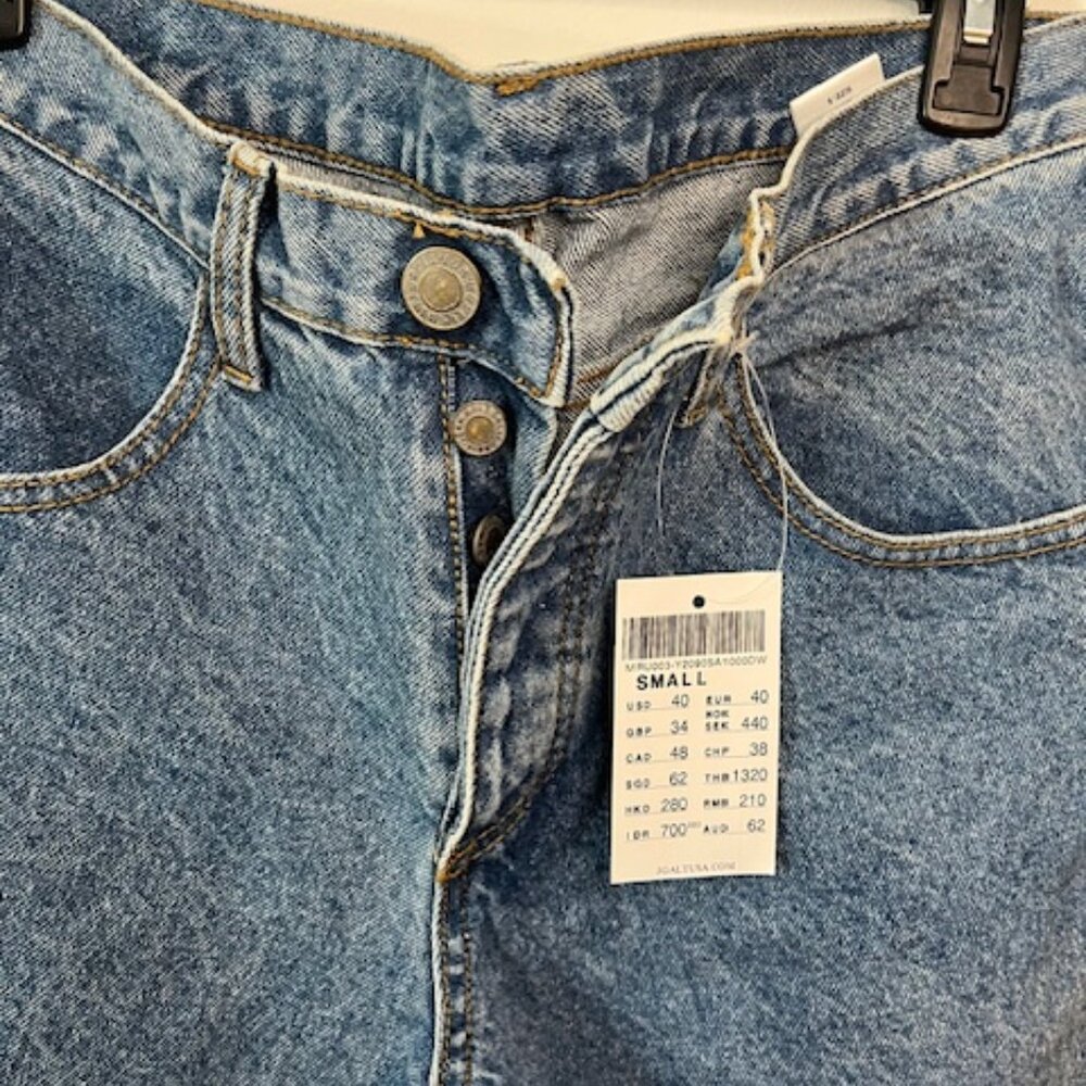 Zara button fly jeans